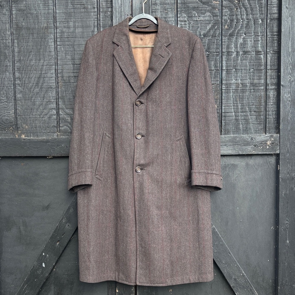 Vintage Joseph Horne Brown Long Coat